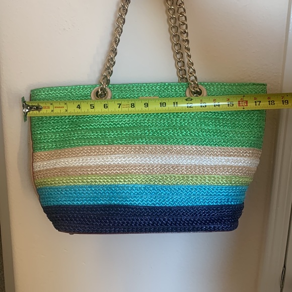 Kate Spade Striped Straw Tote - Picture 7 of 8